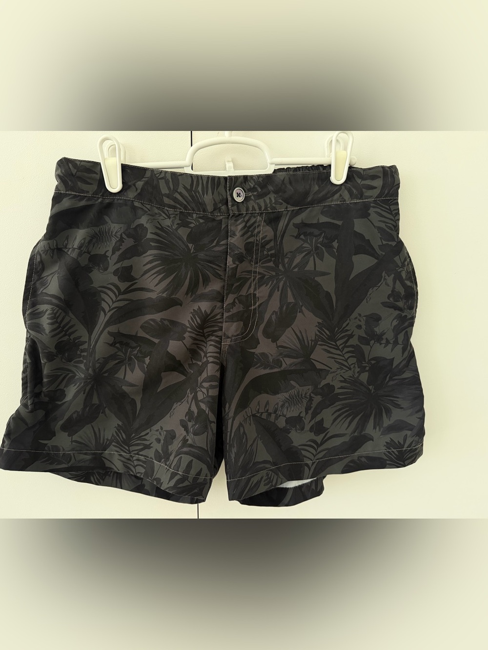 Officine Generale Roman black swim suit trunks shorts